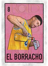 DTF Screen Print Image - 8 El Borracho